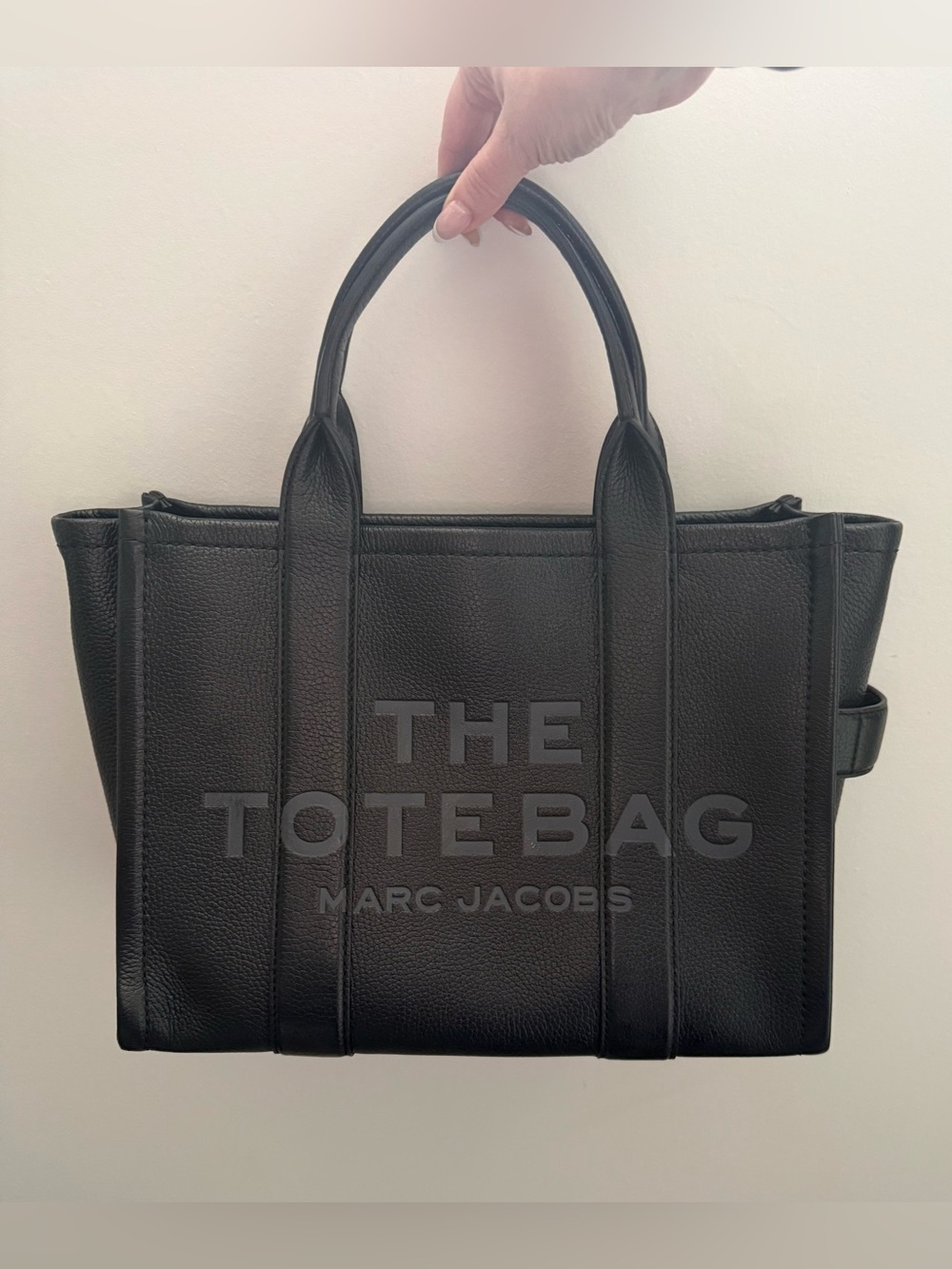 Marc Jacobs The Small Tote Black Leather / Dust bag included